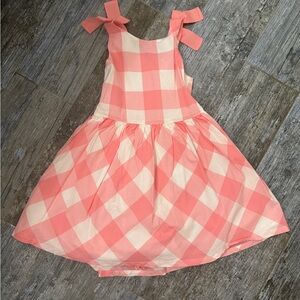 Pink and White Checkered Dress